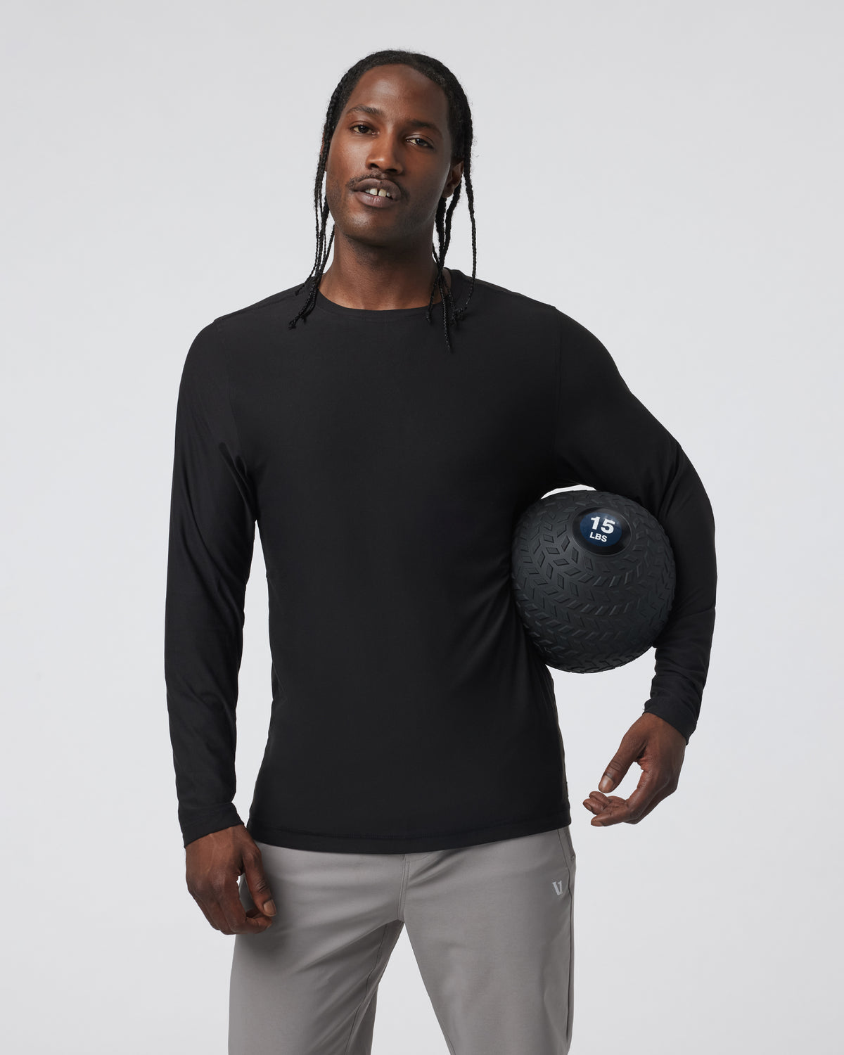 Long Sleeve Strato Tech Tee Men's Black Shirt