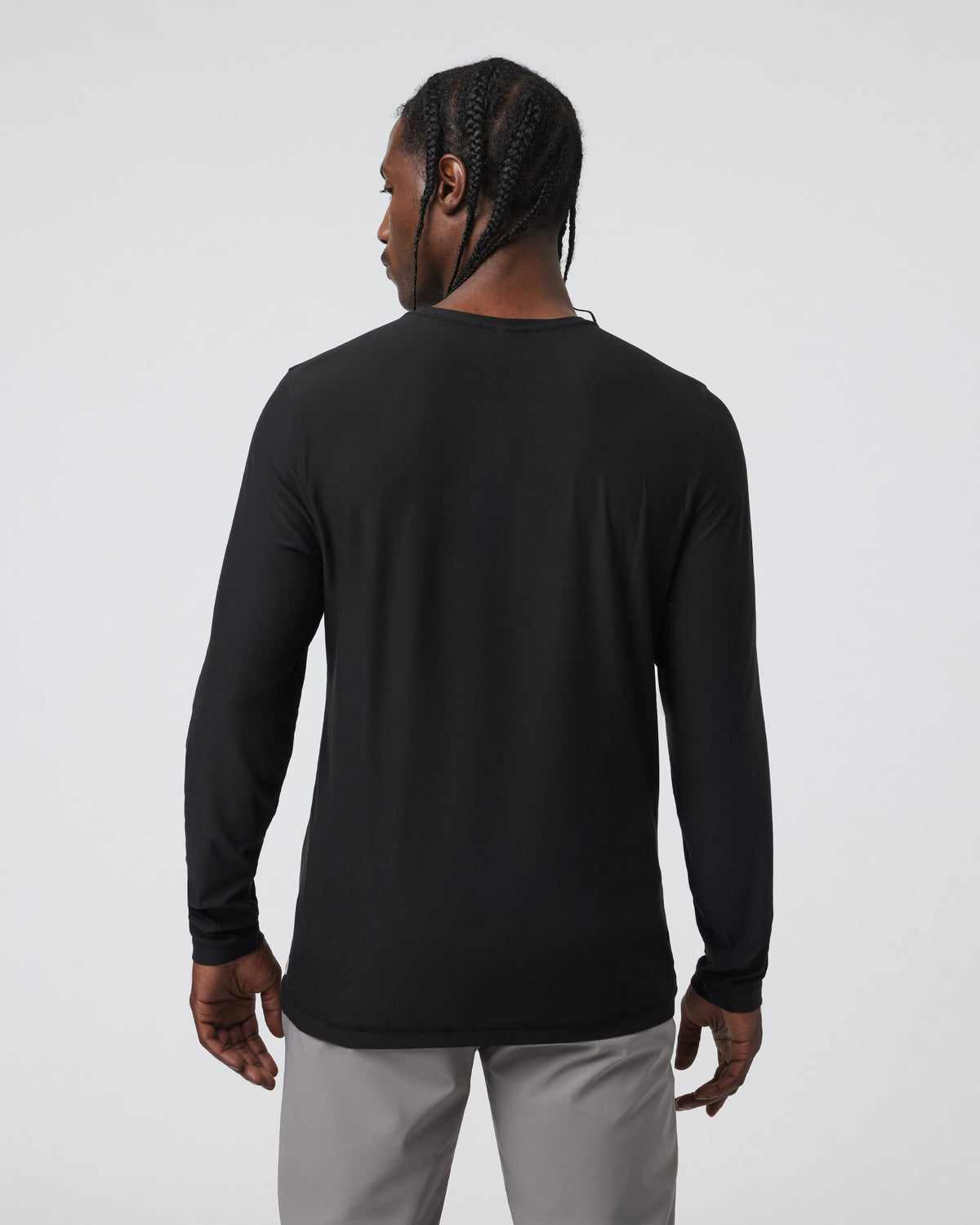 Long Sleeve Strato Tech Tee Men's Black Shirt - Image 3