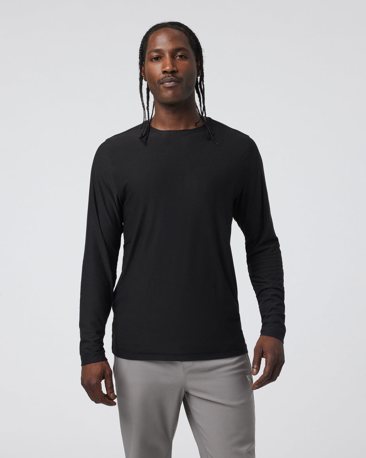 Long Sleeve Strato Tech Tee Men's Black Shirt - Image 4
