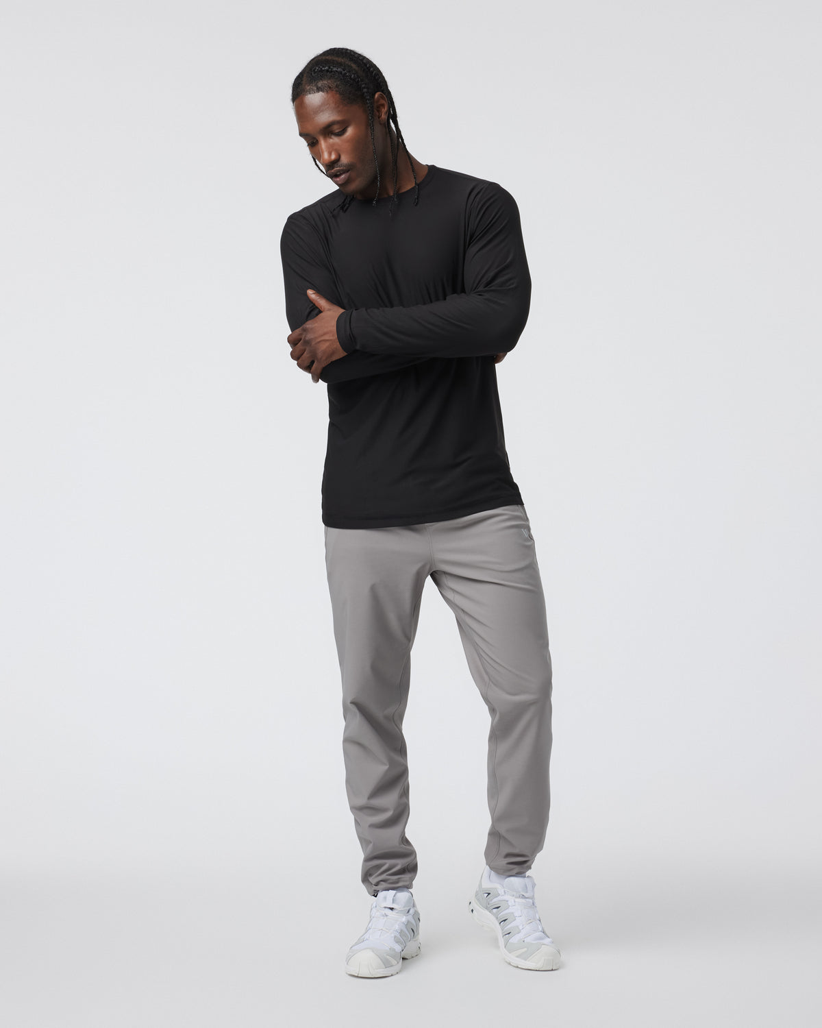 Long Sleeve Strato Tech Tee Men's Black Shirt - Image 5