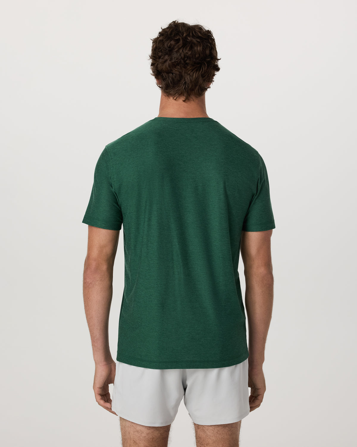 Strato Tech Tee Men's Viridian Heather Performance Shirt - Image 3