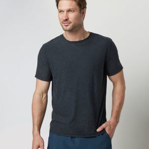 Strato Tech Tee Men's Charcoal Moisture Wicking Shirt