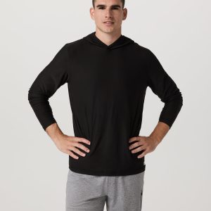Strato Tech Hoodie Men's Black Long Sleeve Hoodie