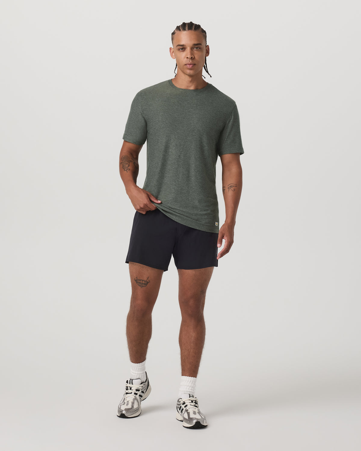 Strato Tech Tee Men's River Rock Heather T-Shirt - Image 3