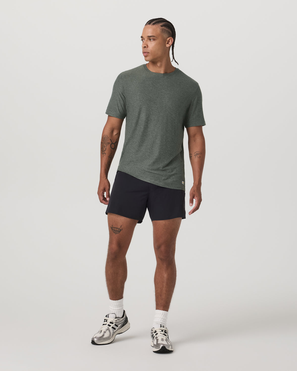 Strato Tech Tee Men's River Rock Heather T-Shirt - Image 5