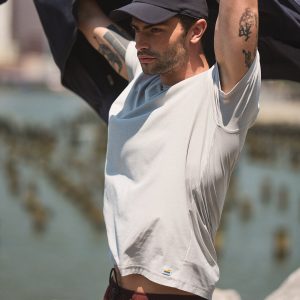 Strato Tech Tee Platinum White Tech Workout Shirt