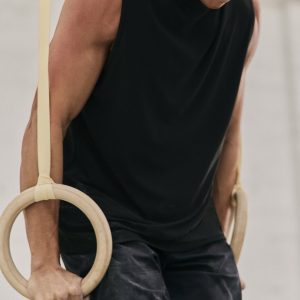 Strato Muscle Tee Men's Black Muscle Shirt