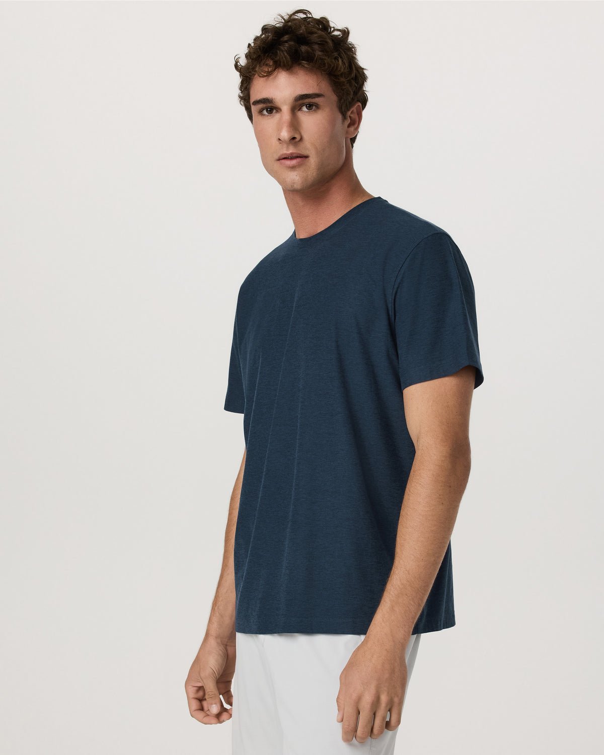 Men's Short Sleeve Strato Tee - Relaxed Fit Navy Heather