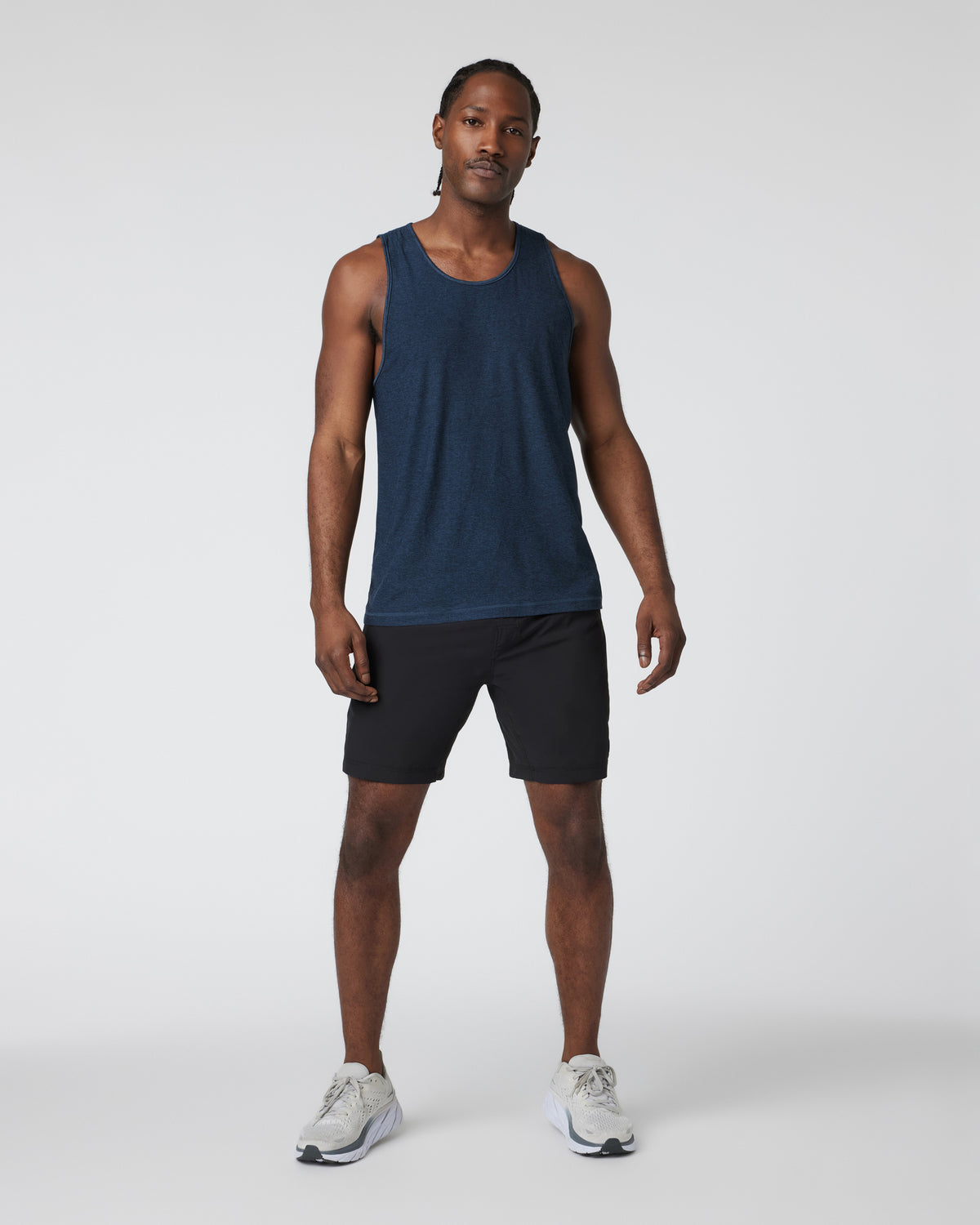 Strato Tech Tank Men's Navy Heather Tank Top - Image 3