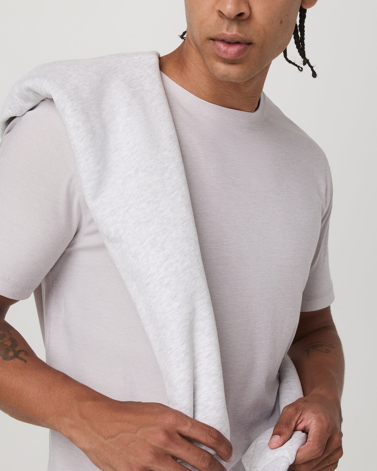 Strato Tech Tee Men's Thistle Heather Performance Shirt