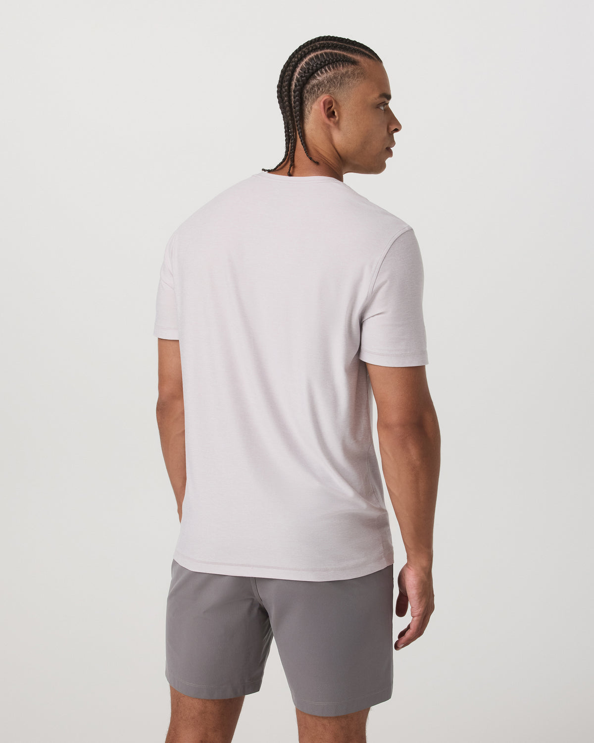Strato Tech Tee Men's Thistle Heather Performance Shirt - Image 3