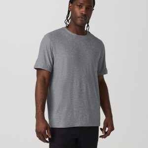 Short Sleeve Strato Tech Tee - Relaxed Fit Heather Grey