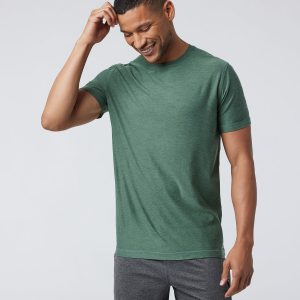 Strato Tech Tee Men's Sea Pine Heather Workout Shirt