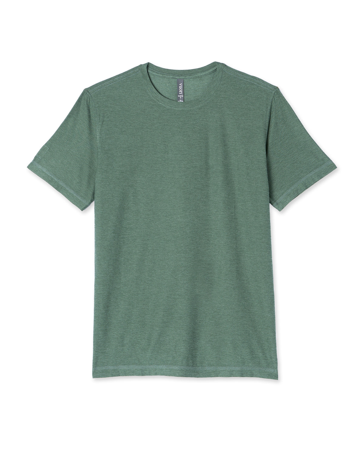 Strato Tech Tee Men's Sea Pine Heather Workout Shirt - Image 4