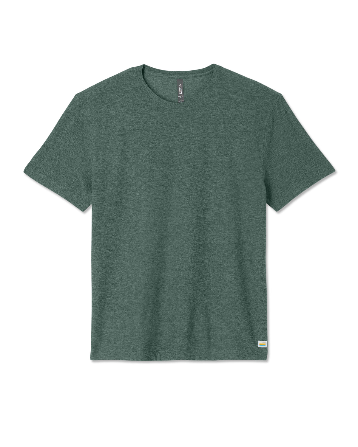Short Sleeve Strato Tech Tee-Relaxed Fit Agate Green Heather - Image 6