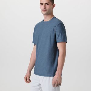 Strato Tech Tee Men's Pool Blue Workout Shirt