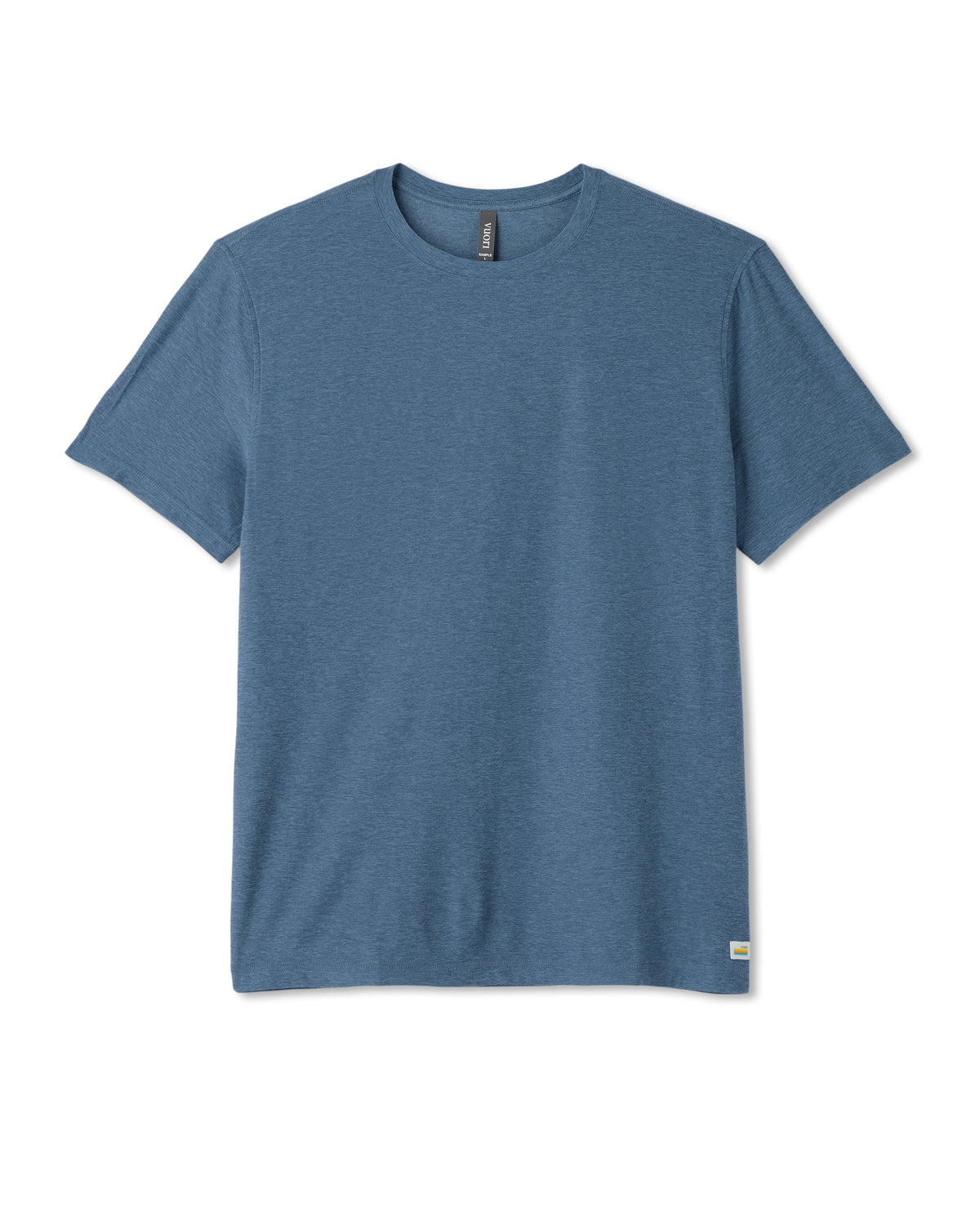 Strato Tech Tee Men's Pool Blue Workout Shirt - Image 6