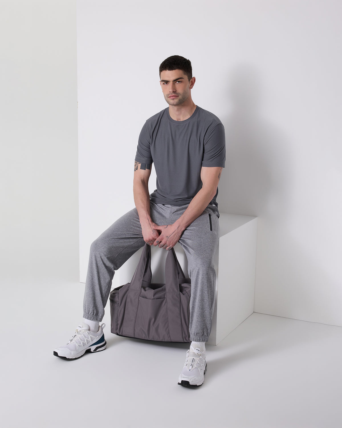 Strato Tech Tee Men's Moonlight Workout Shirt - Image 5