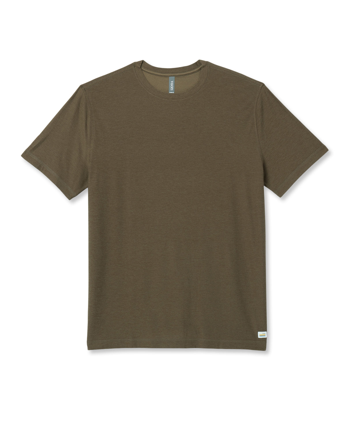 Strato Tech Tee Men's Moss Green Workout Shirt - Image 6