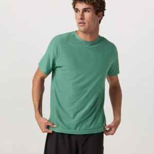 Strato Tech Tee Men's Hedge Green Workout Shirt