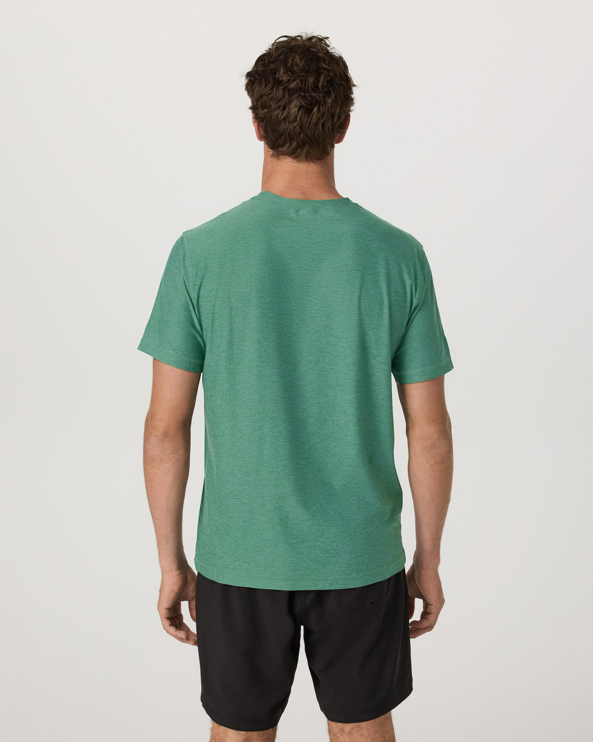 Strato Tech Tee Men's Hedge Green Workout Shirt - Image 3
