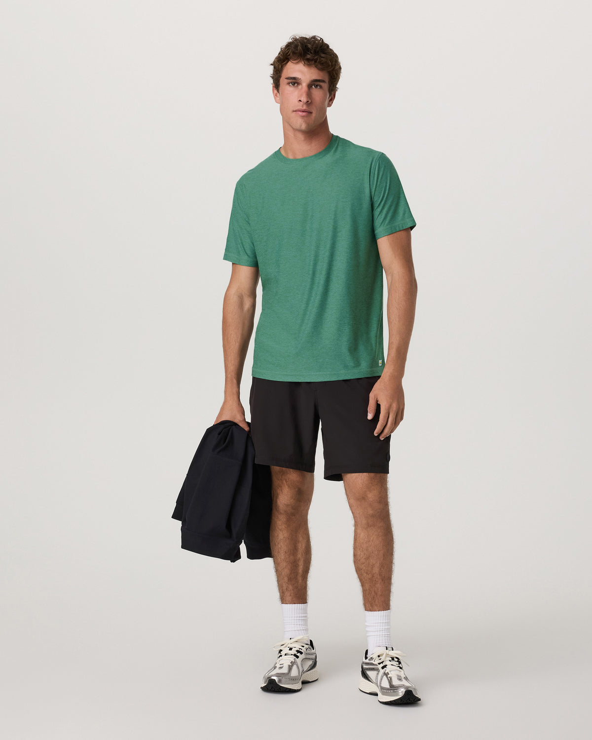Strato Tech Tee Men's Hedge Green Workout Shirt - Image 4