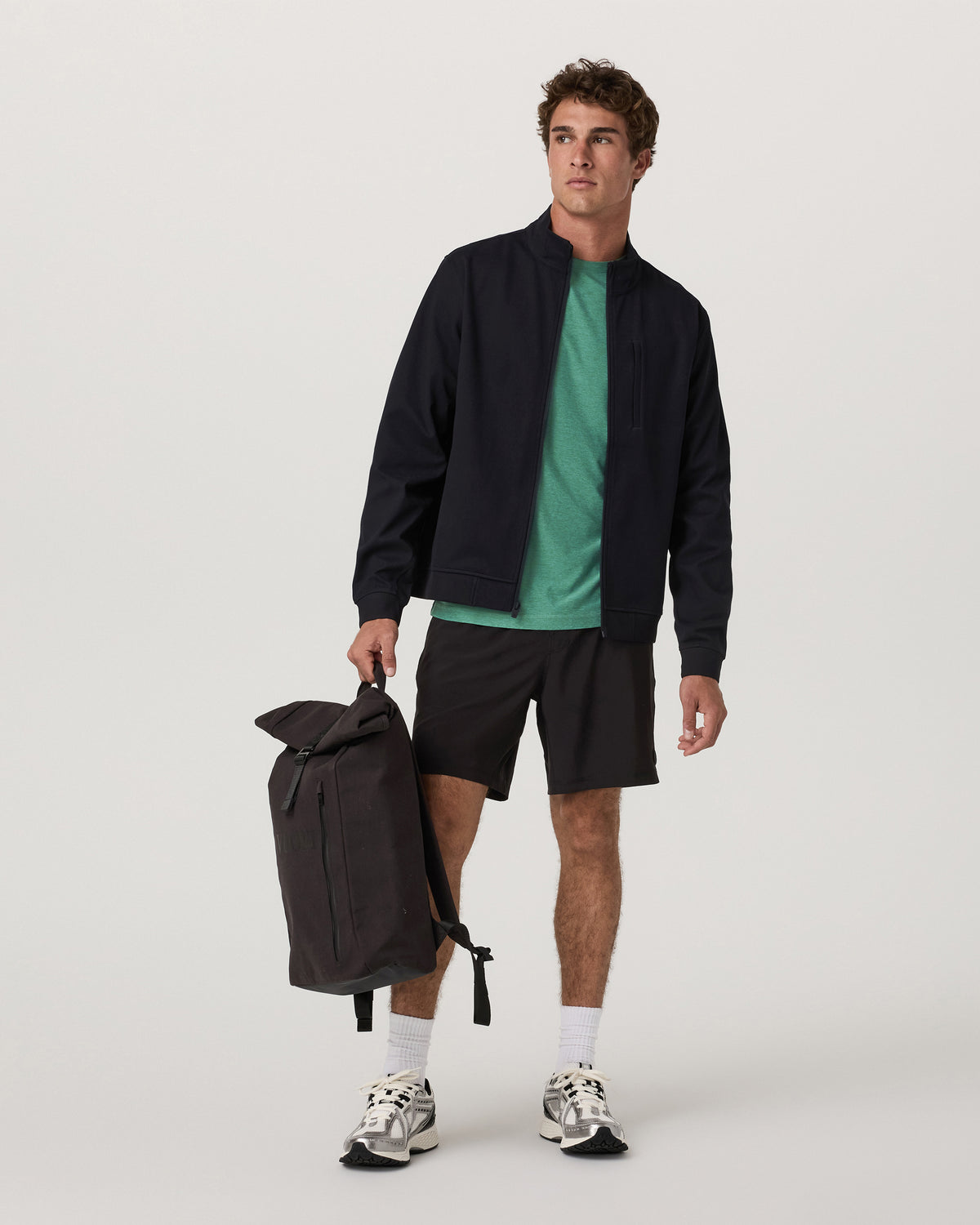 Strato Tech Tee Men's Hedge Green Workout Shirt - Image 5