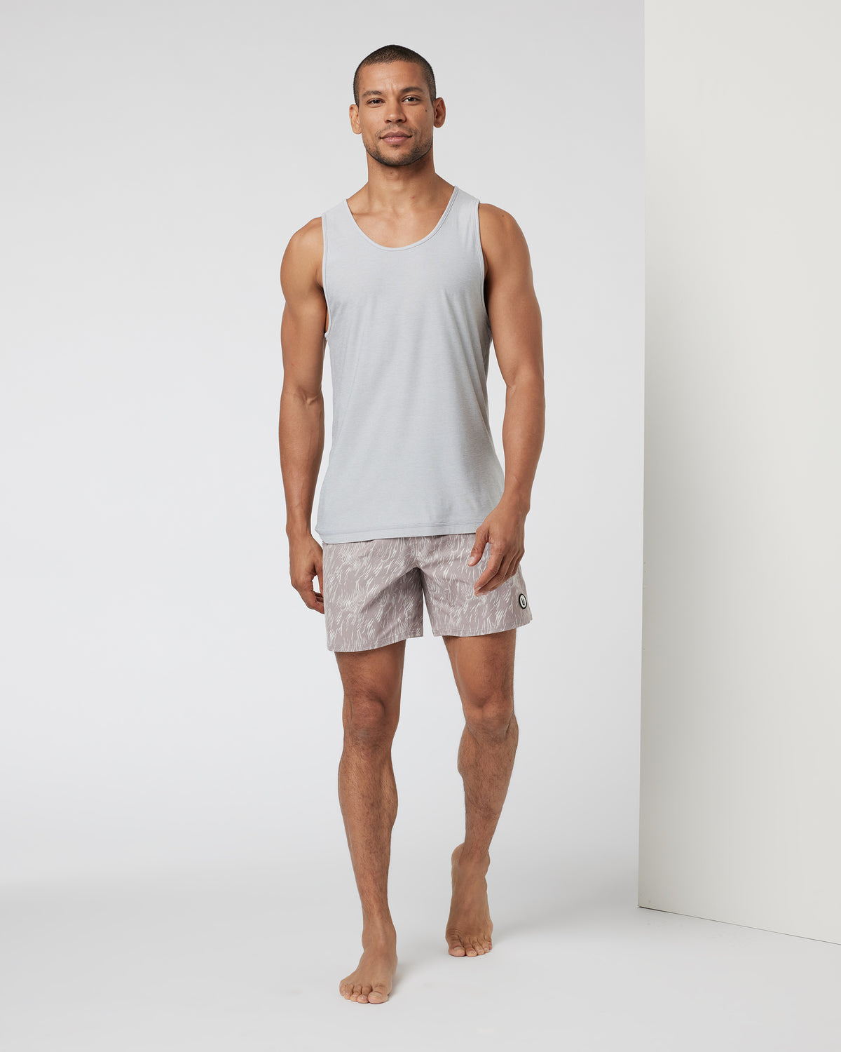 Strato Tech Tank Men's Platinum Heather Tank - Image 2