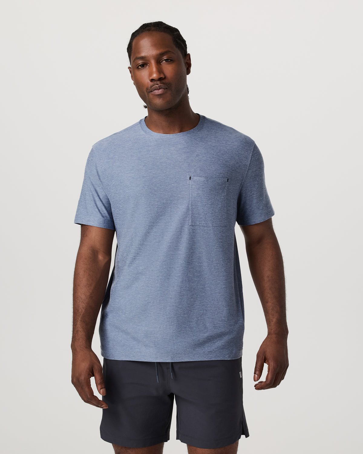 Men's Short Sleeve Strato Pocket Tee - Relaxed Chambray