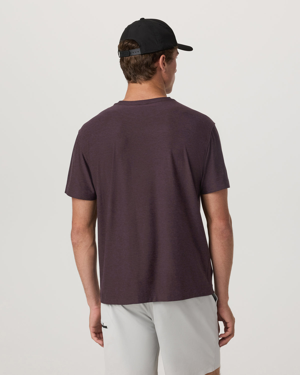 Short Sleeve Strato Pocket Tee - Relaxed Fit Raisin Heather - Image 3