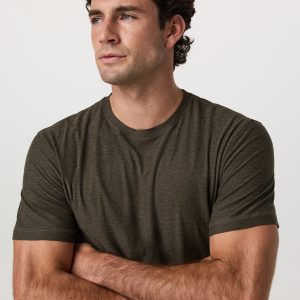 Strato Tech Tee Men's Dark Oregano Heather T-Shirt