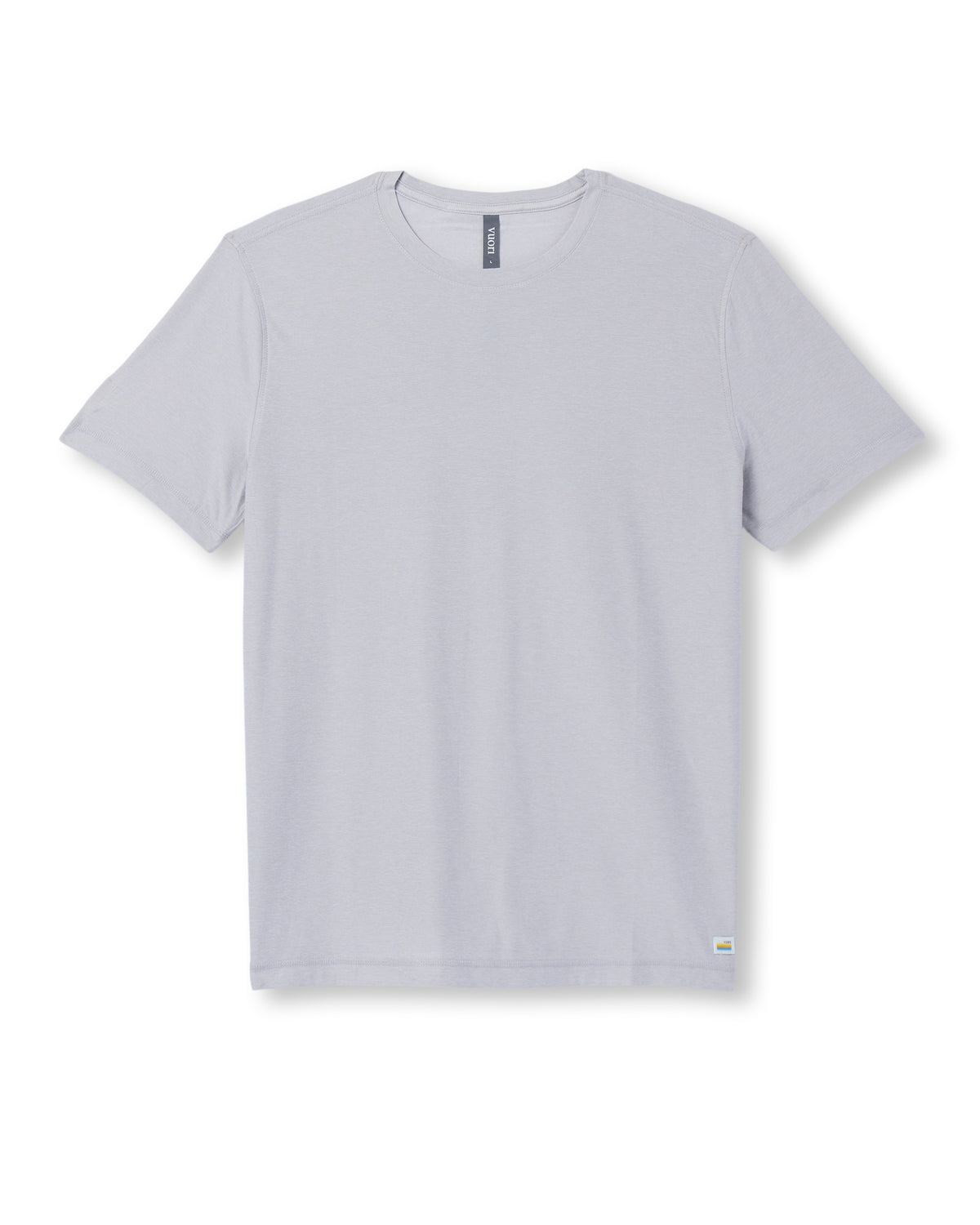 Strato Tech Tee Men's Frost Grey Workout Shirt - Image 6
