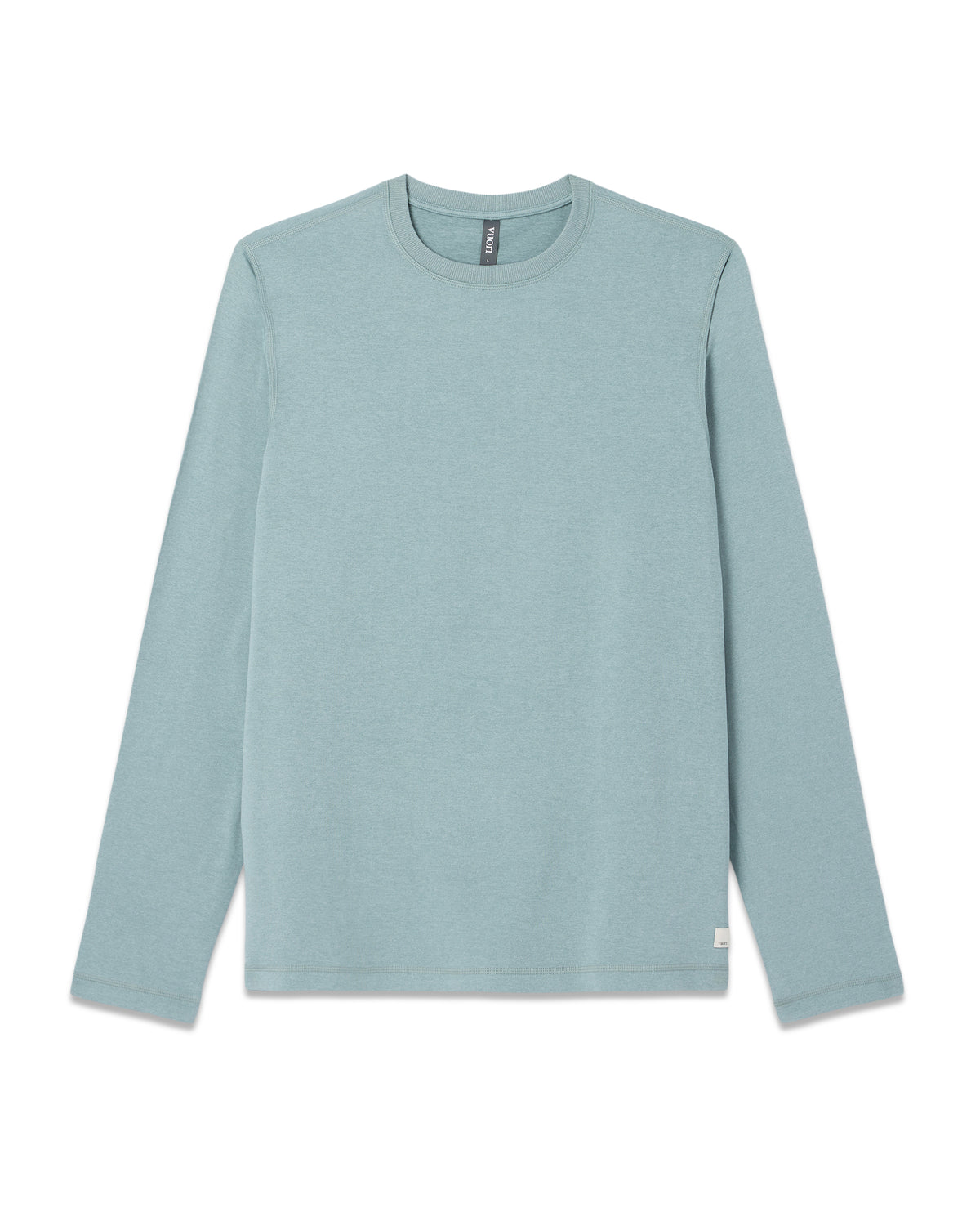 Long Sleeve Ponto Performance Tee Misty Blue Heather - Image 6