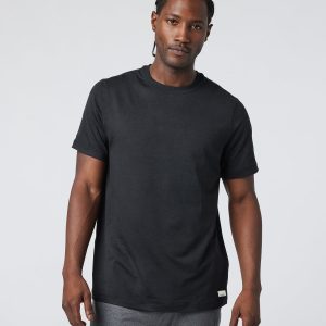 Short Sleeve Ponto Performance Tee Black Heather