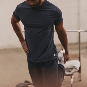 Short Sleeve Ponto Tee - Relaxed Fit Midnight Heather