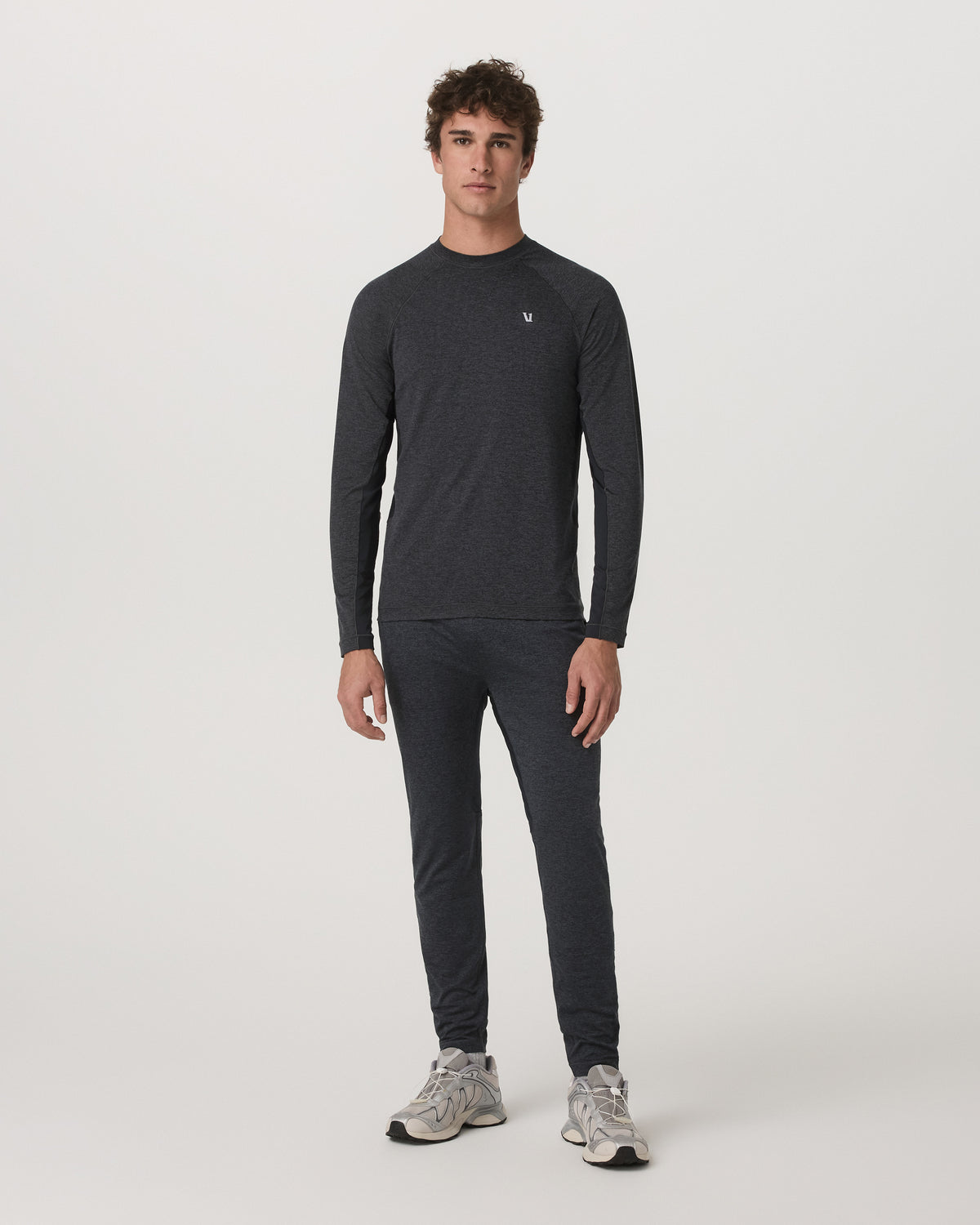 Ponto Baselayer Tight Men's Charcoal Heather Bottoms - Image 2