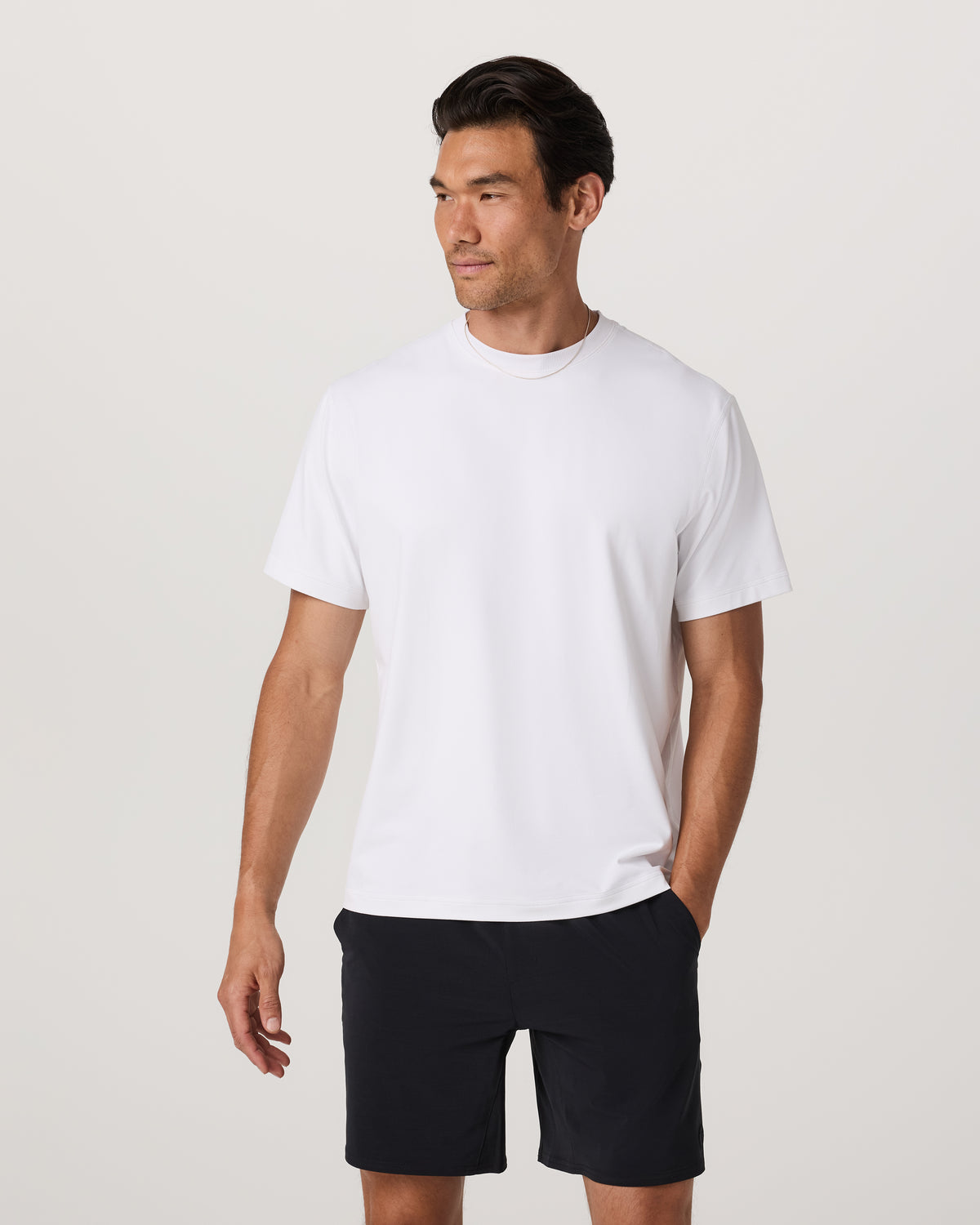 Men's Short Sleeve Ponto Tee - Relaxed White