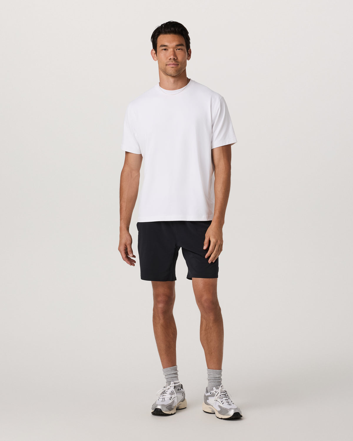 Men's Short Sleeve Ponto Tee - Relaxed White - Image 4