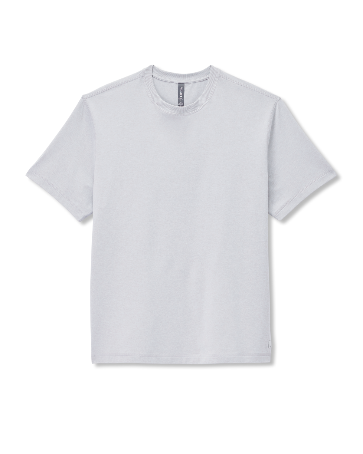 Short Sleeve Ponto Tee - Relaxed Fit Frost Grey Heather - Image 6