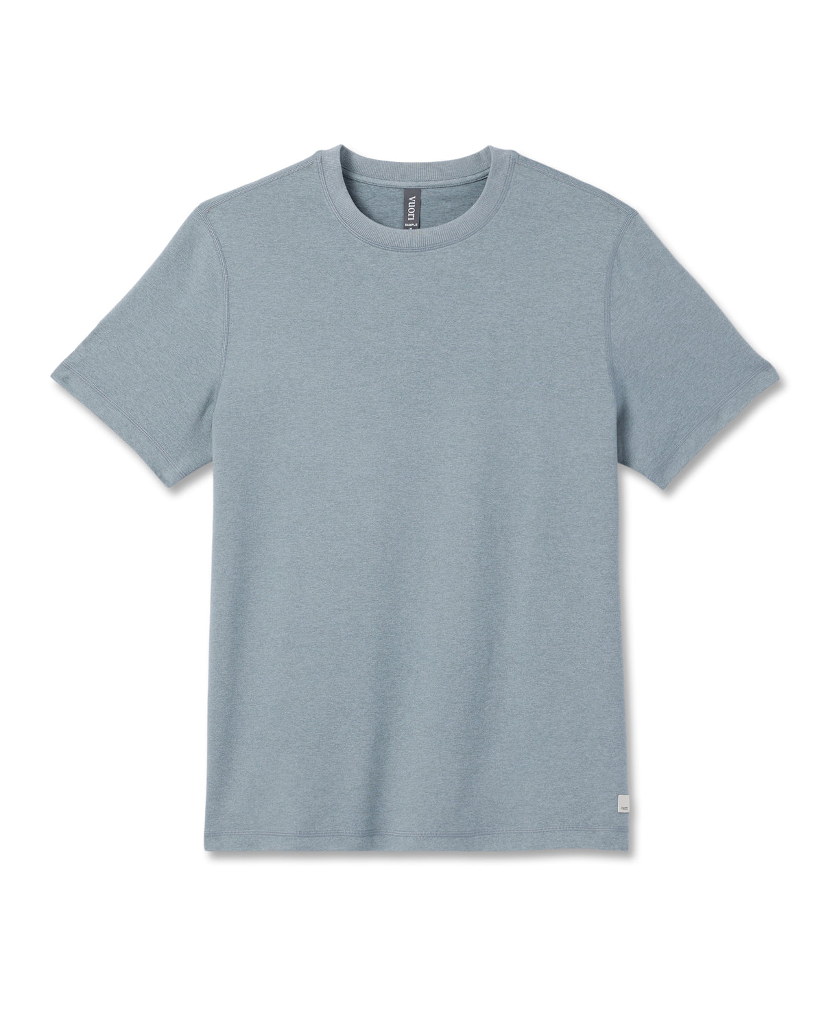 Short Sleeve Ponto Performance Tee Dusty Blue Heather - Image 4