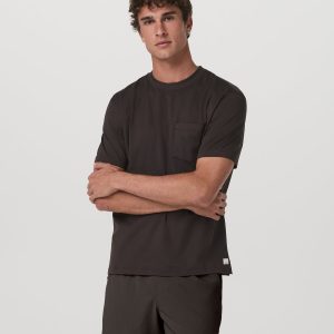 Men's Short Sleeve Ponto Pocket Tee - Relaxed Fit Carbon