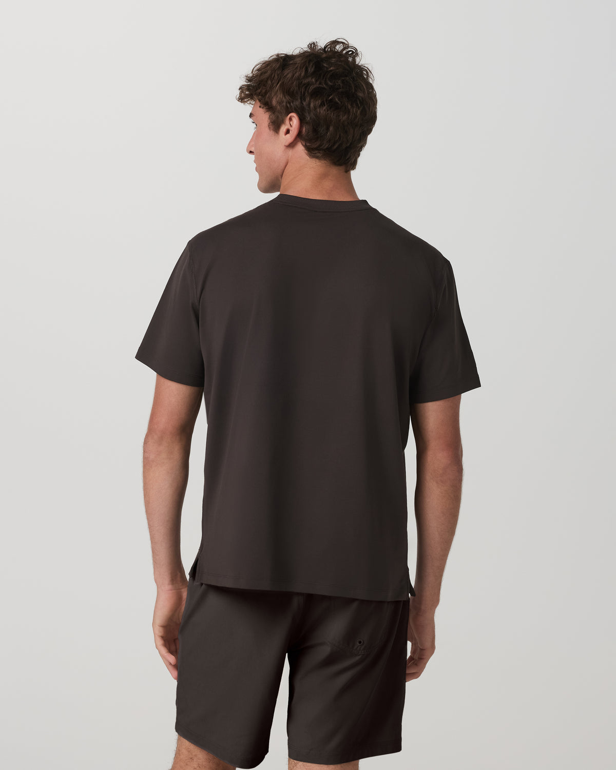 Men's Short Sleeve Ponto Pocket Tee - Relaxed Fit Carbon - Image 3