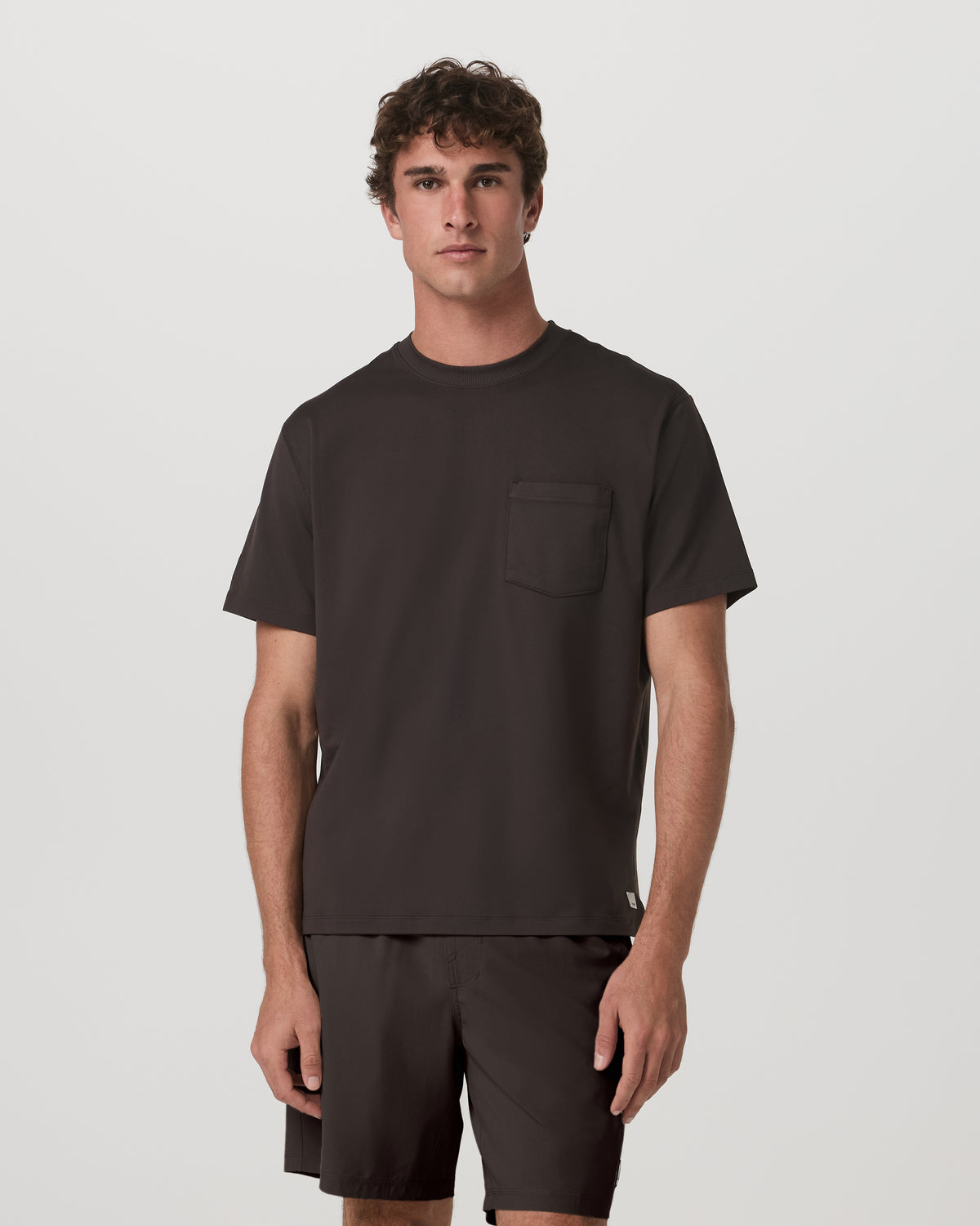Men's Short Sleeve Ponto Pocket Tee - Relaxed Fit Carbon - Image 5