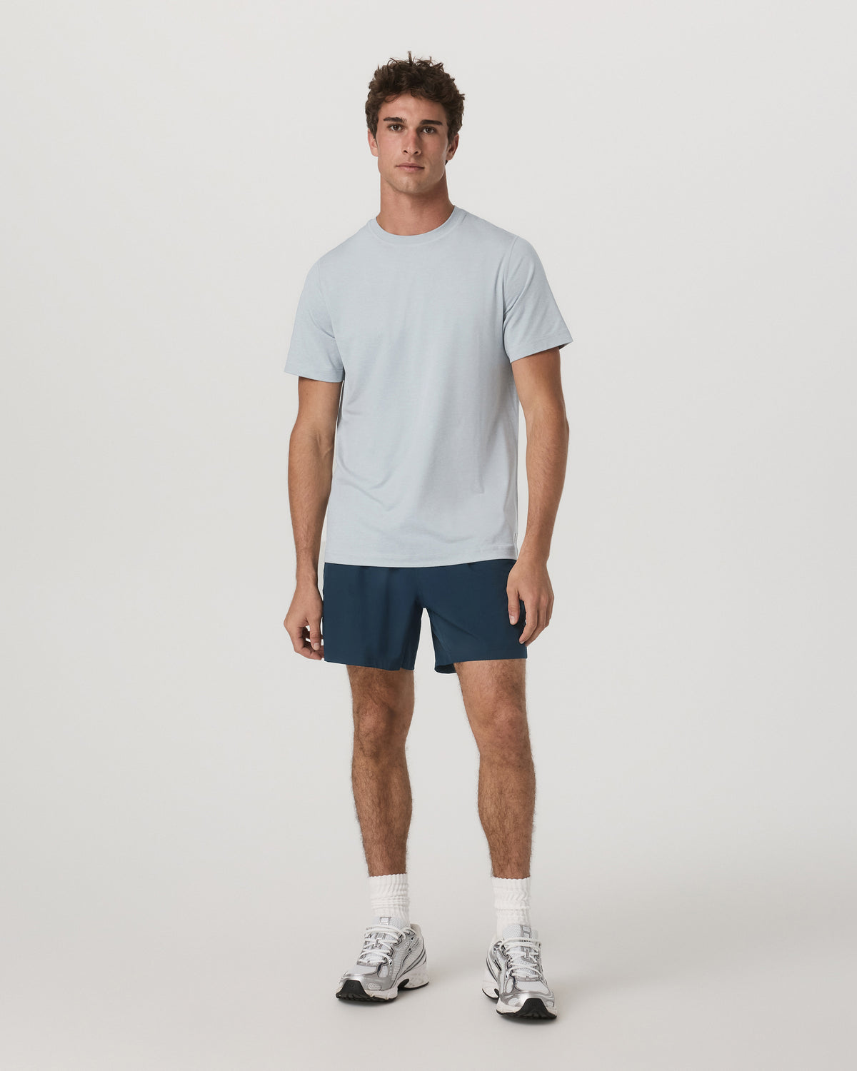 Short Sleeve Ponto Performance Tee Harbor Grey Heather - Image 4