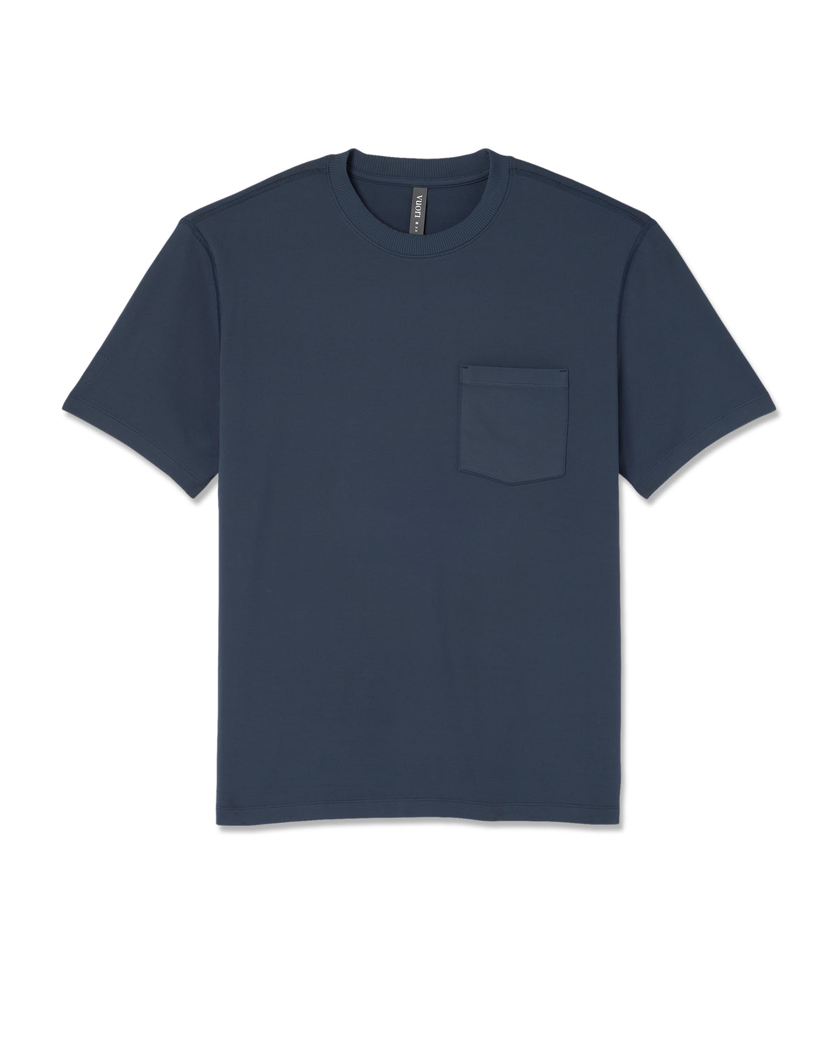 Short Sleeve Ponto Pocket Tee - Relaxed Fit Ocean Blue - Image 6