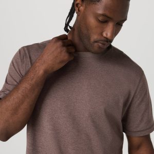 Short Sleeve Ponto Tee - Relaxed Fit Elm Heather