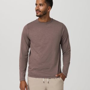 Men's Long Sleeve Ponto Performance Tee Elm Heather