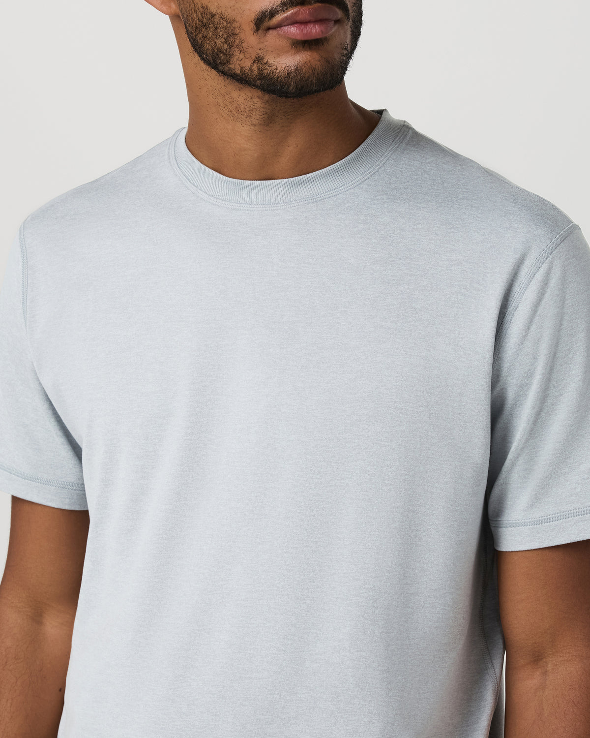 Short Sleeve Ponto Tee - Relaxed Fit Harbor Grey Heather - Image 2