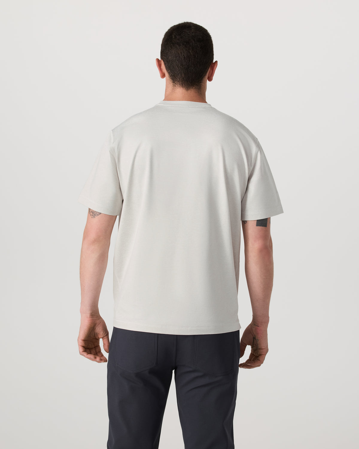 Men's Short Sleeve Ponto Tee - Relaxed Salt Heather - Image 3