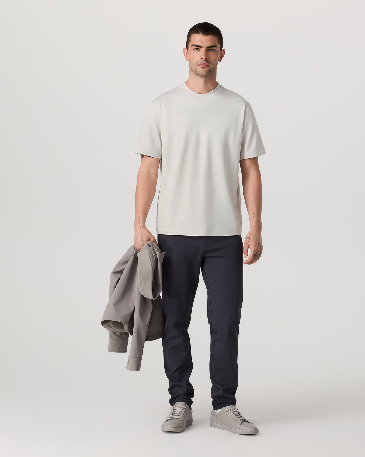 Men's Short Sleeve Ponto Tee - Relaxed Salt Heather - Image 4